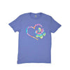 Tie Dye Dog Heart T-Shirt