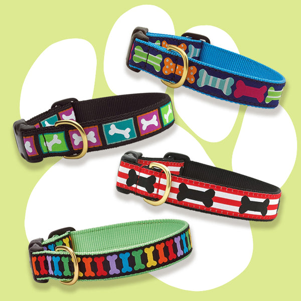 Collars & Leashes<br>Dog Bones Collection<br>4 Patterns