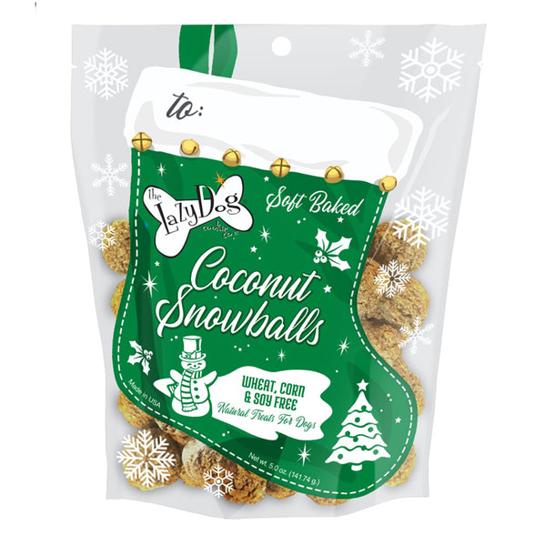 Coconut Snowballs Stocking - Holiday Dog Treat