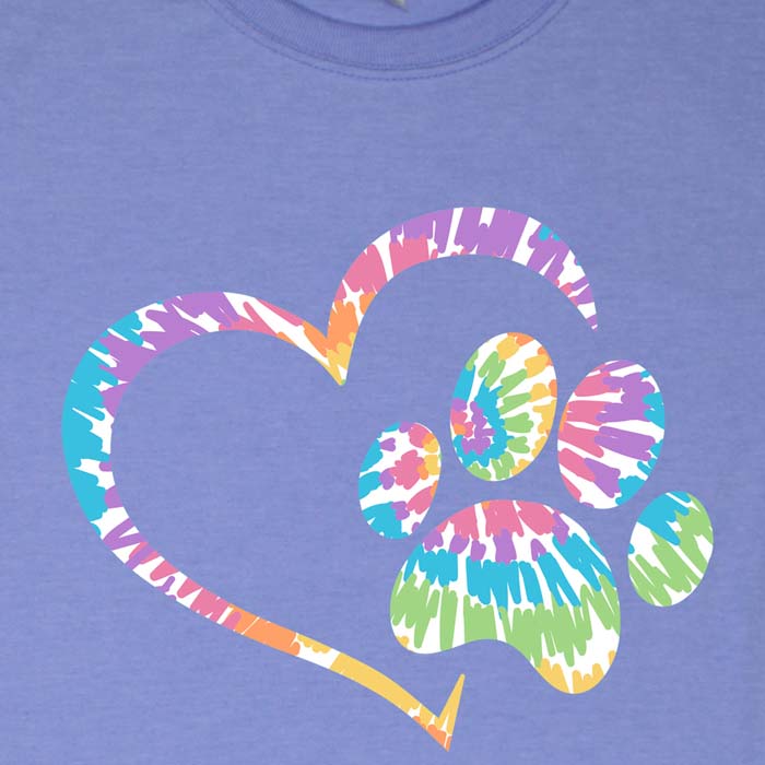 Tie Dye Dog Heart T-Shirt