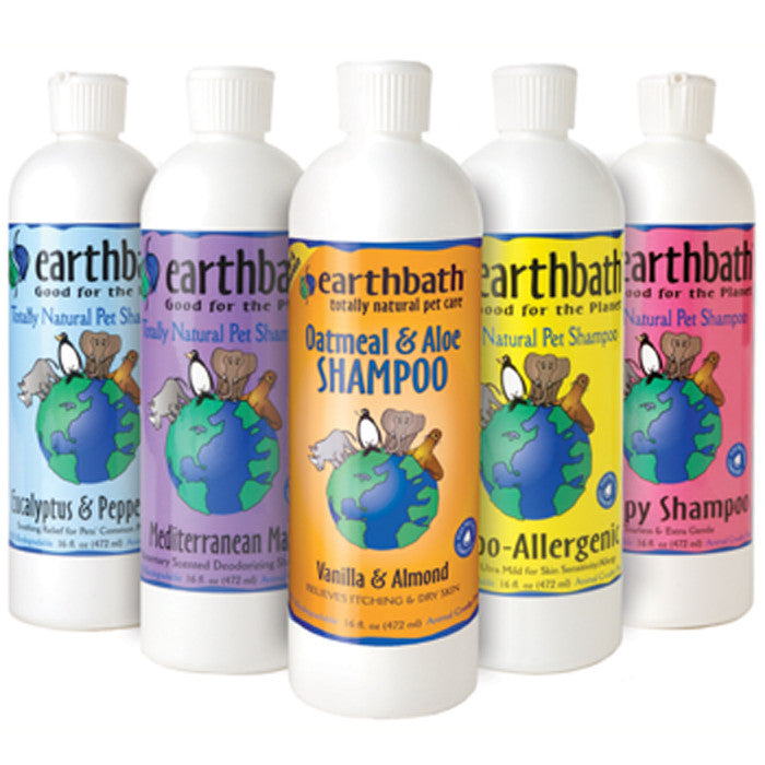 Earthbath All Natural Shampoos<br>9 varieties for dogs & cats