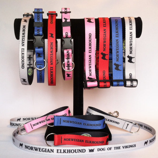 Norwegian Elkhound Collars & Leashes - SALE!