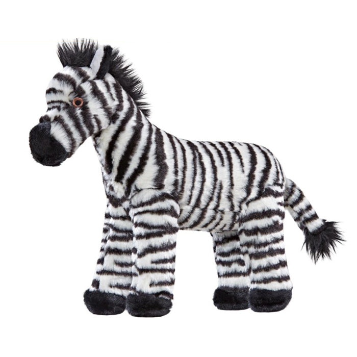 Bob the Zebra Plush Dog Toy