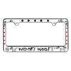 Dog Themed Car License Plate Covers - 4 styles