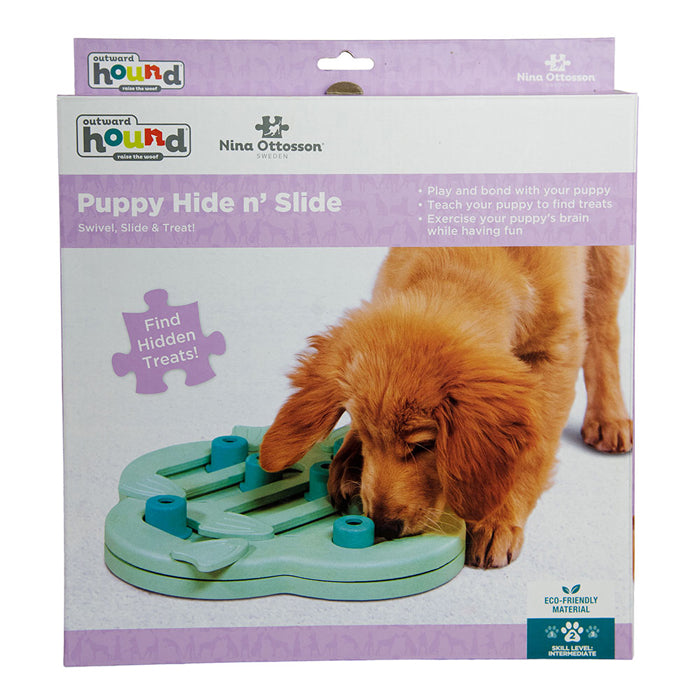 Hide 'N Slide Puzzle for Puppies – Fun Time Dog Shop