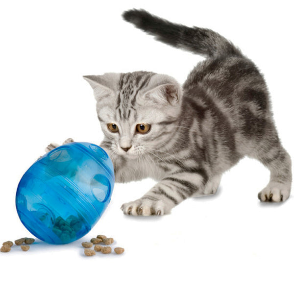 Egg-Cersizer Cat Feeder Toy