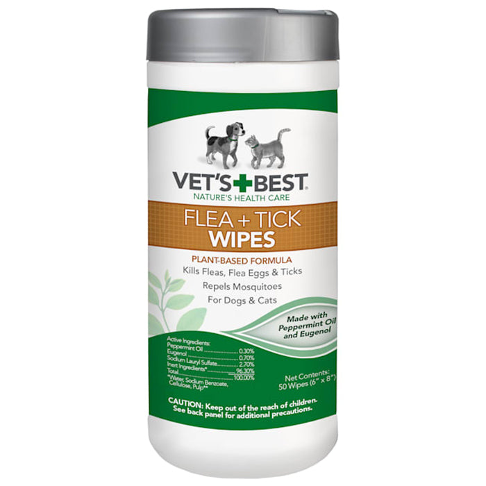 Vet's Best Flea + Tick Wipes