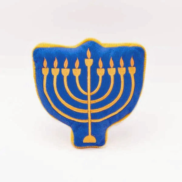 Hanukkah Squeakie Pattiez Menorah